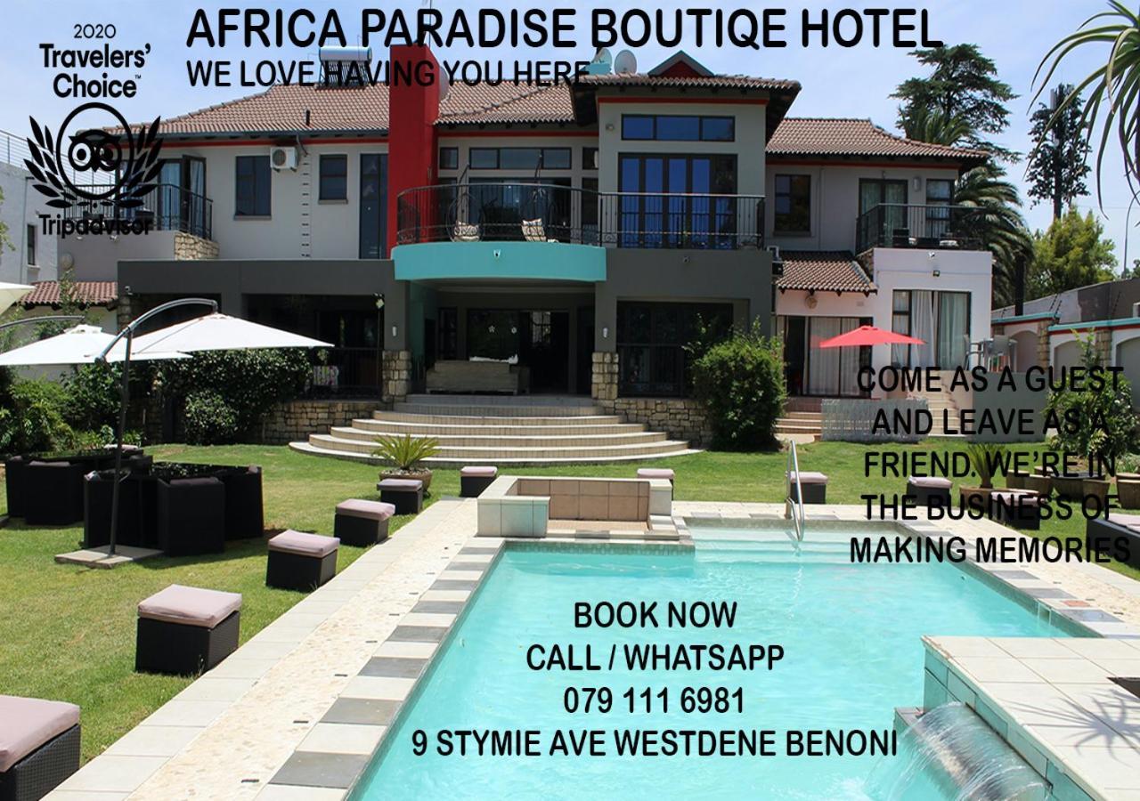Africa Paradise - Or Tambo Airport Boutique Hotel Benoni Zewnętrze zdjęcie
